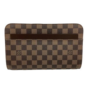 LOUIS VUITTON Saint Bag Damier Ebene Brown Shoulder brown